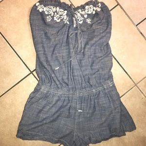 Abercrombie denim style romper